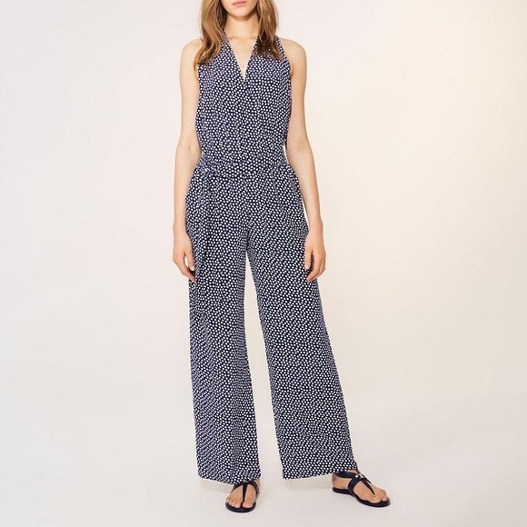Tory Burch silk jumpsuit size small